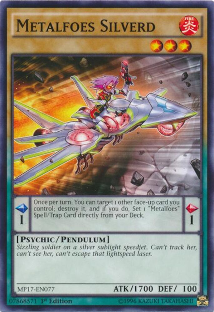 Metalfoes Silverd, 1st-edition, front