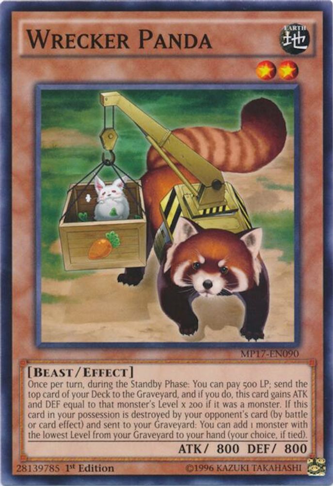 Wrecker Panda, 1st-edition, front