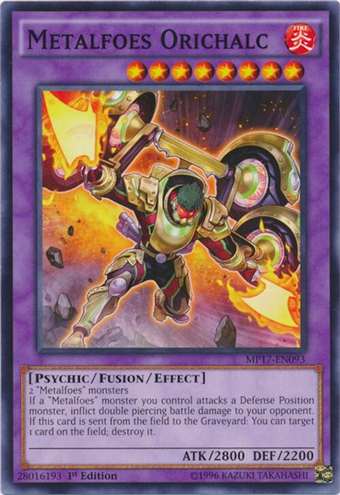 Metalfoes Orichalc, 1st-edition, front