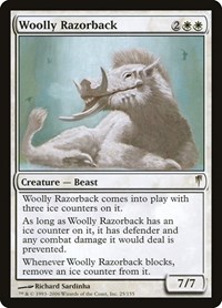 Woolly Razorback, Coldsnap