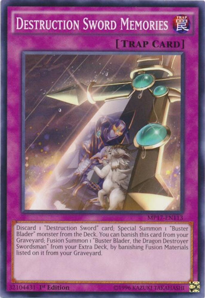 Destruction Sword Memories, 1st-edition, front