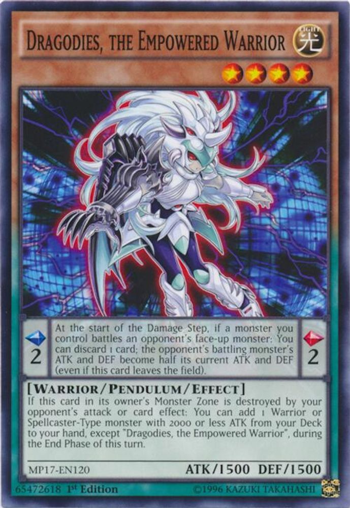 Dragodies, the Empowered Warrior, 1st-edition, front