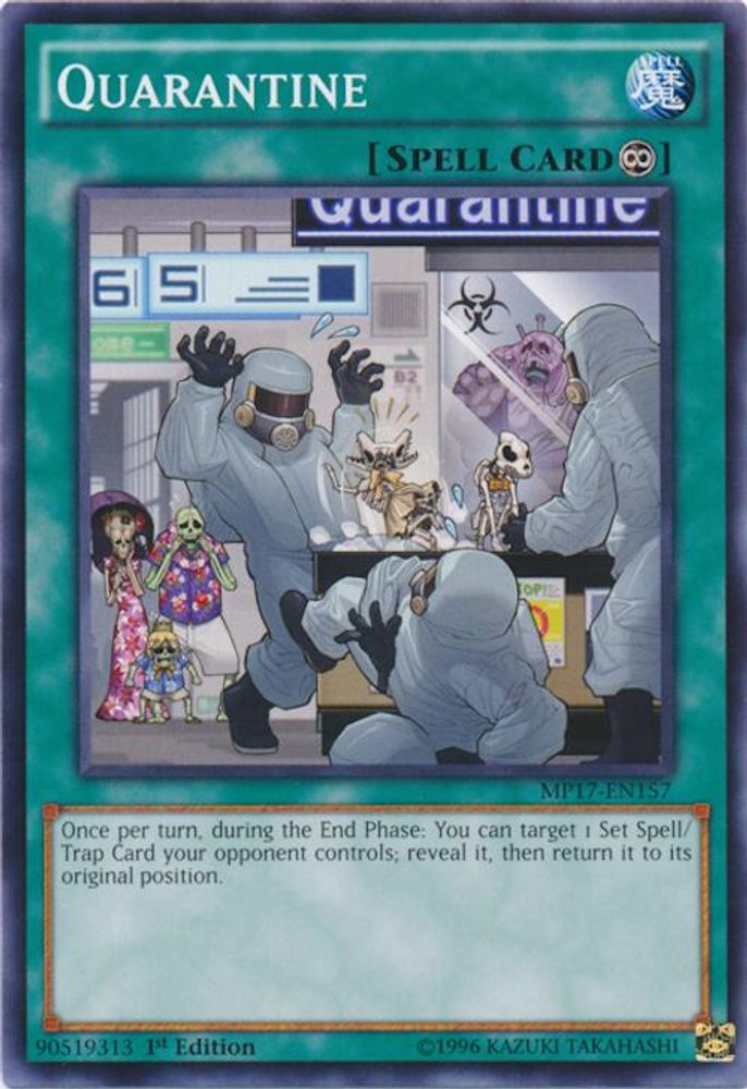 Quarantine, 1st-edition, front