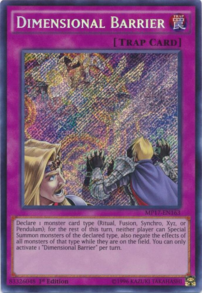 Dimensional Barrier, 1st-edition, front