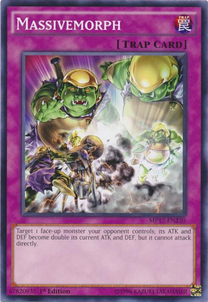 Massivemorph, 1st-edition, front