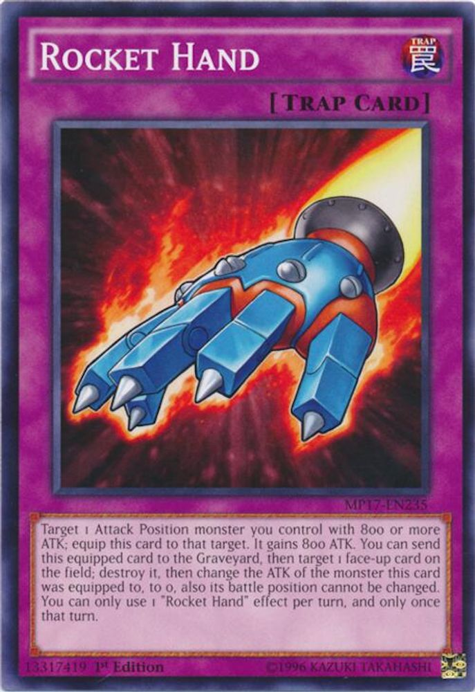 Rocket Hand, 1st-edition, front
