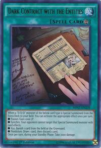 Dark Contract with the Entities