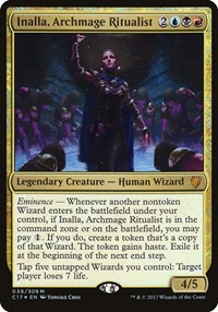 Inalla, Archmage Ritualist (Commander 2017), Oversize Cards