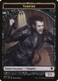 Vampire // Zombie Double-sided Token, Commander 2017