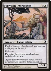 Foriysian Interceptor, Time Spiral