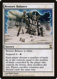Restore Balance, Time Spiral