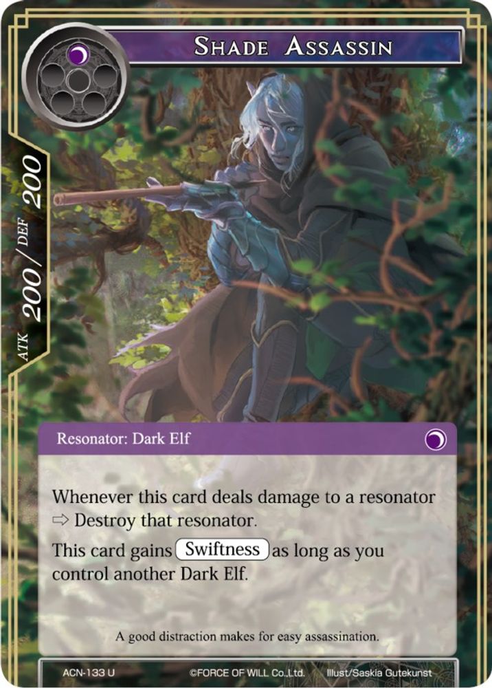 Shade Assassin, Standard, front