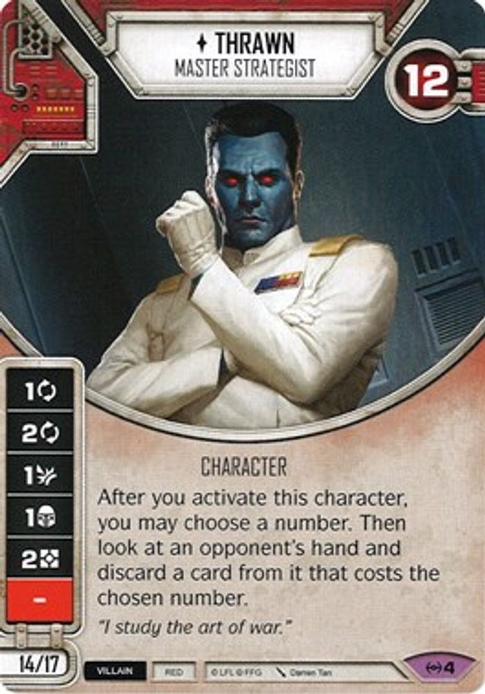 Thrawn - Master Strategist (Card Only), Standard, front