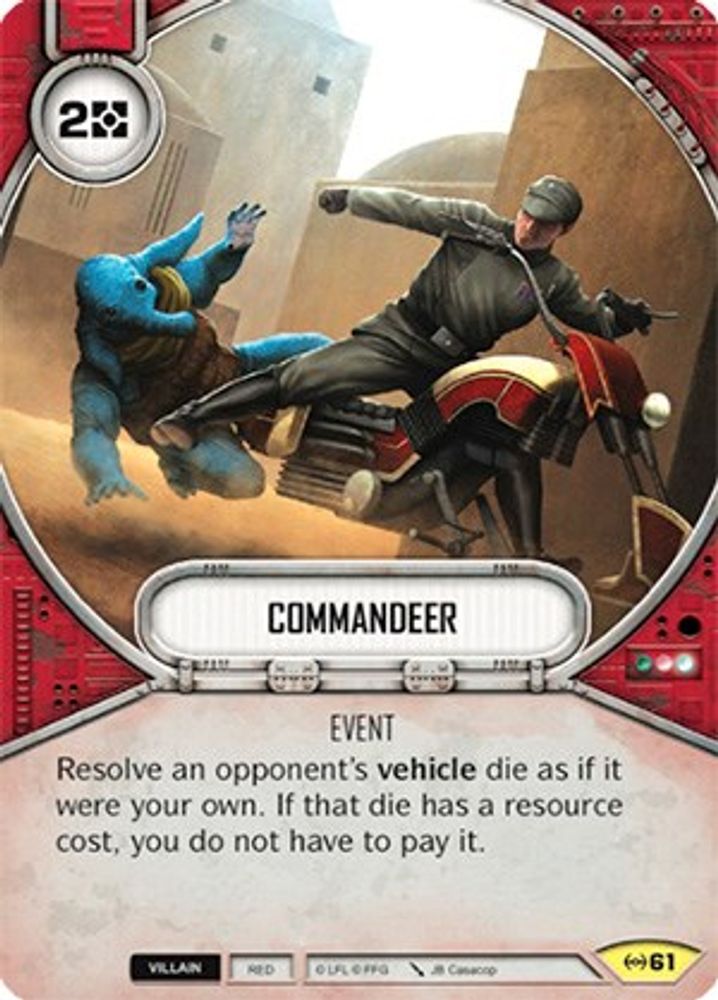 Commandeer, Standard, front