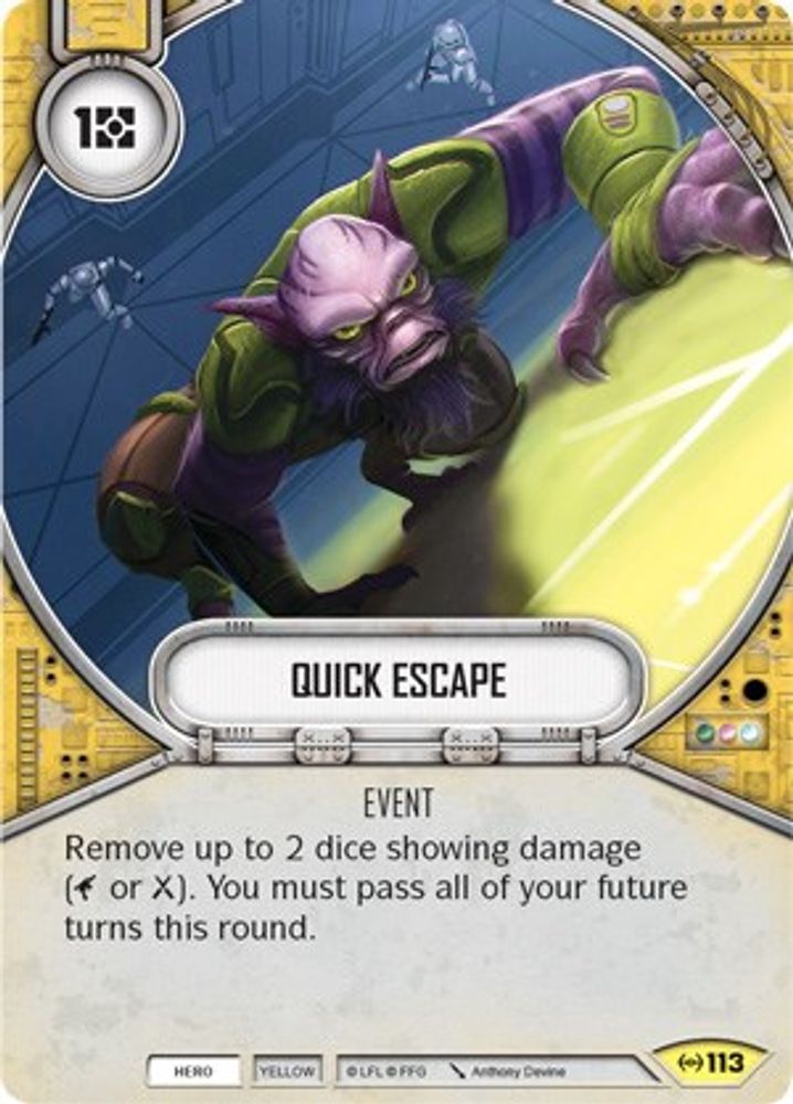 Quick Escape, Standard, front
