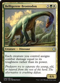 Belligerent Brontodon, Ixalan