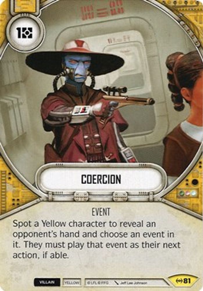 Coercion, Standard, front