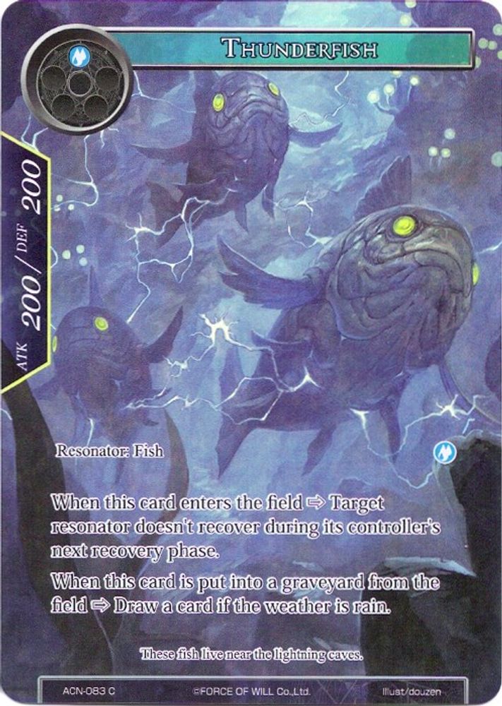 Thunderfish (Full Art), Foil, front