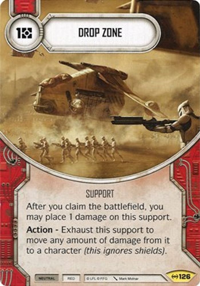Drop Zone, Standard, front