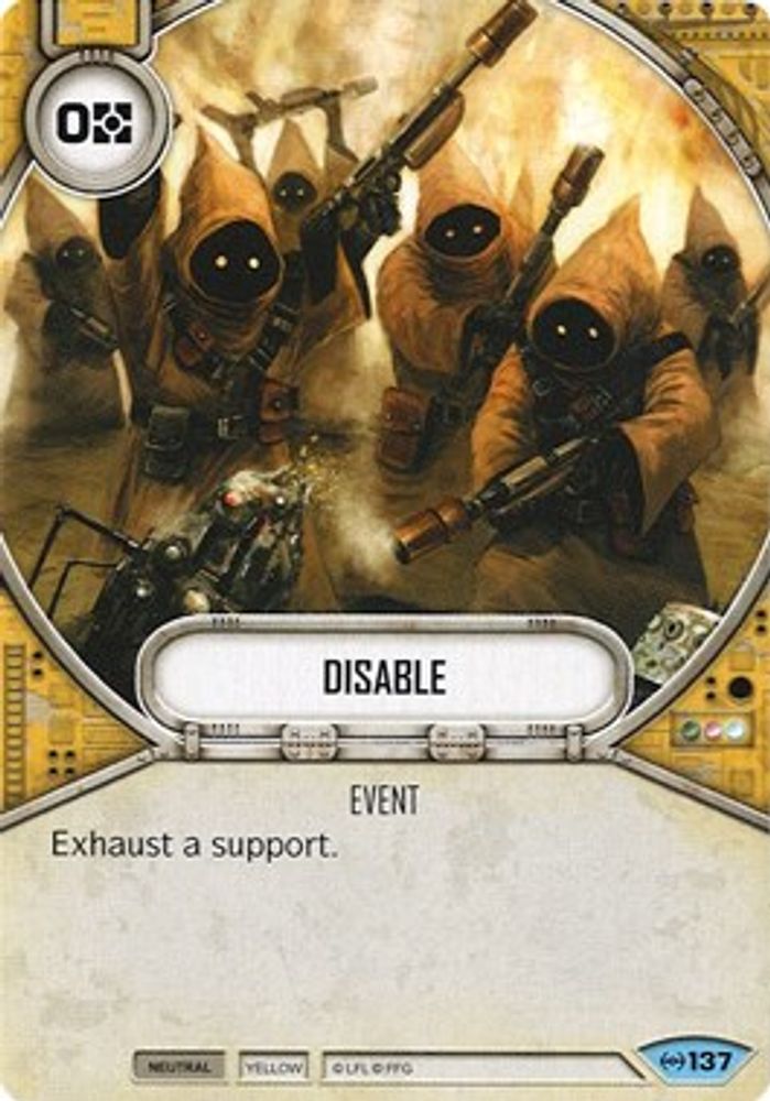 Disable, Standard, front