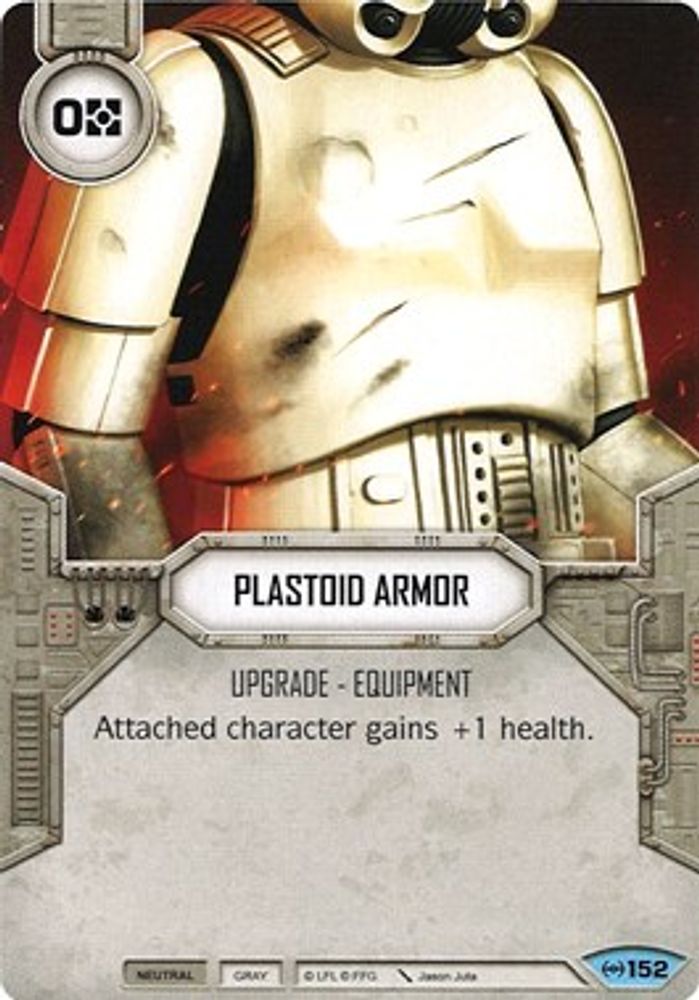 Plastoid Armor, Standard, front
