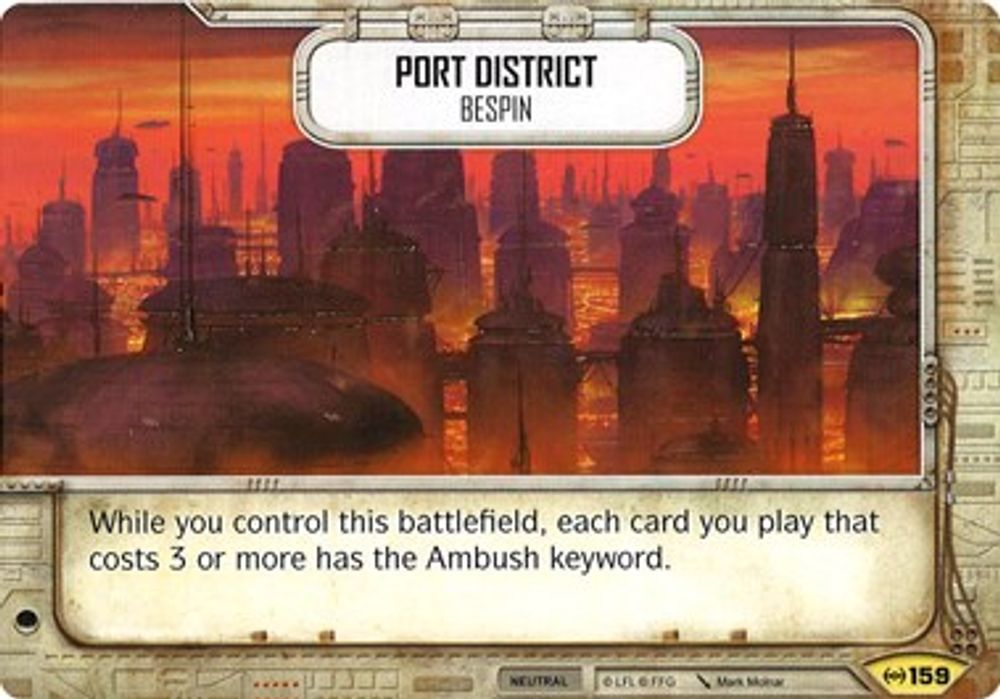 Port District - Bespin, Standard, front