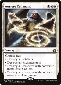 Austere Command, Iconic Masters