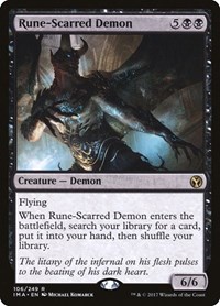 Rune-Scarred Demon, Iconic Masters
