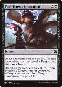 Foul-Tongue Invocation, Iconic Masters