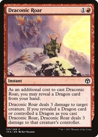 Draconic Roar, Iconic Masters