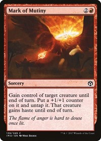 Mark of Mutiny, Iconic Masters