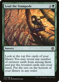 Lead the Stampede, Iconic Masters