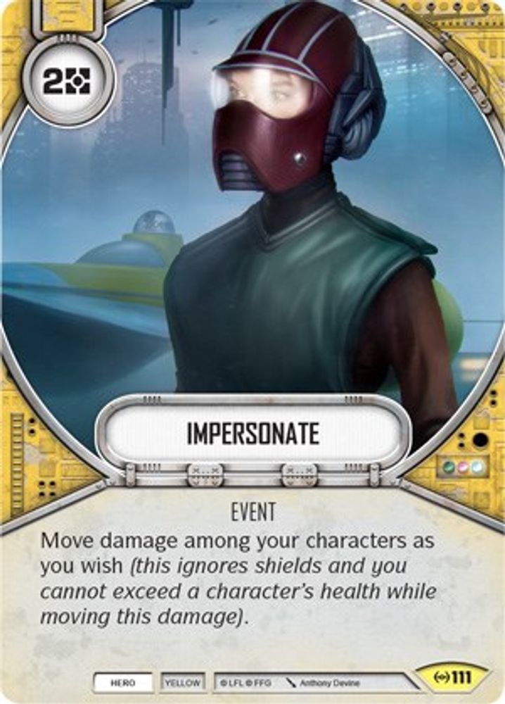 Impersonate, Standard, front