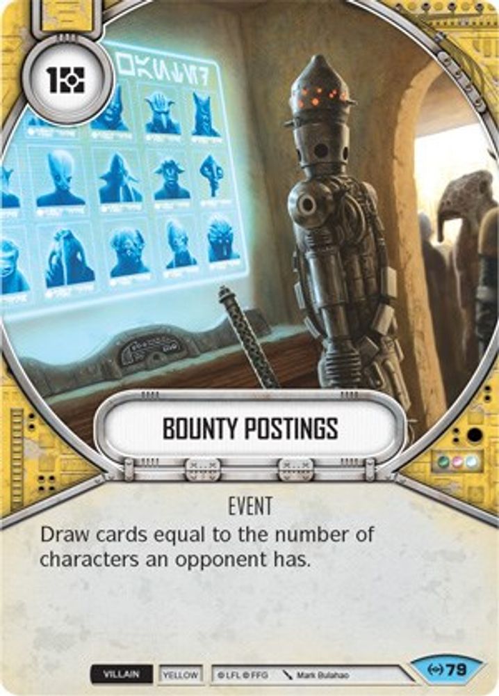 Bounty Postings, Standard, front