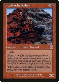 Avalanche Riders, Timeshifted
