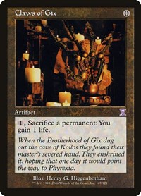 Claws of Gix, Timeshifted