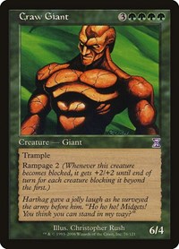 Craw Giant, Timeshifted