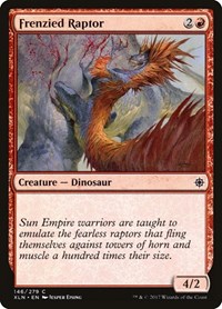 Frenzied Raptor, Ixalan
