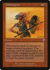 Disintegrate, Timeshifted