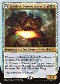 Grimlock, Dinobot Leader // Grimlock, Ferocious King, Media Promos
