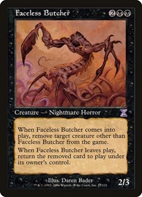 Faceless Butcher, Timeshifted