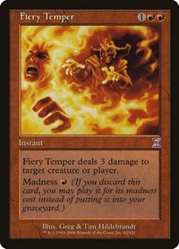 Fiery Temper, Timeshifted