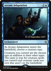 Arcane Adaptation, Prerelease Cards