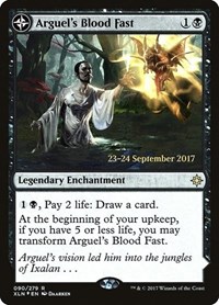Arguel's Blood Fast, Prerelease Cards