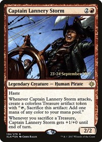 Captain Lannery Storm, Prerelease Cards