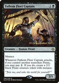 Fathom Fleet Captain, Prerelease Cards