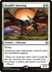 Kinjalli's Sunwing, Prerelease Cards