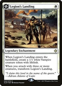 Legion's Landing, Prerelease Cards