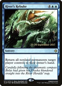 River's Rebuke, Prerelease Cards