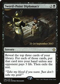 Sword-Point Diplomacy, Prerelease Cards